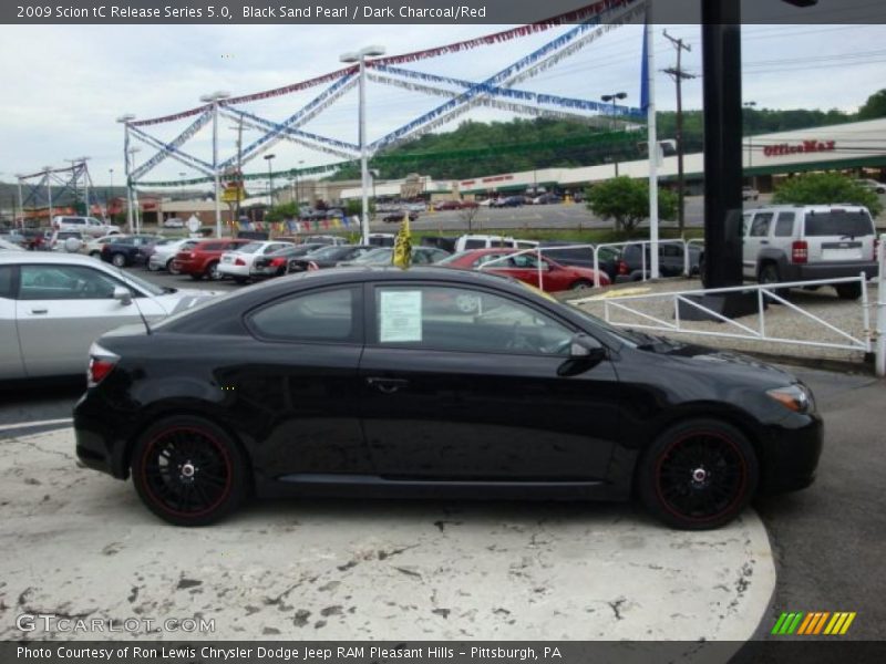 Black Sand Pearl / Dark Charcoal/Red 2009 Scion tC Release Series 5.0