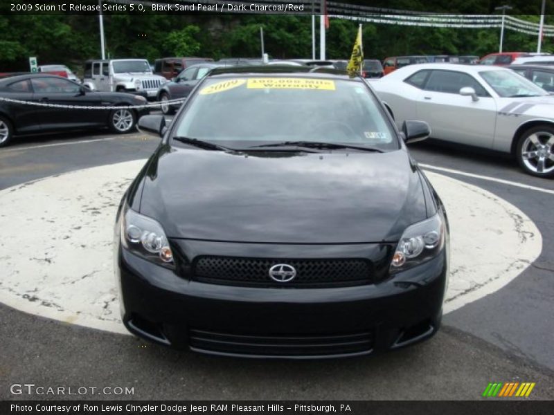 Black Sand Pearl / Dark Charcoal/Red 2009 Scion tC Release Series 5.0