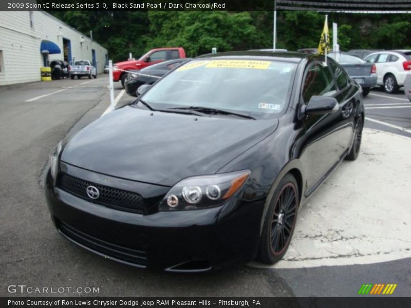Black Sand Pearl / Dark Charcoal/Red 2009 Scion tC Release Series 5.0
