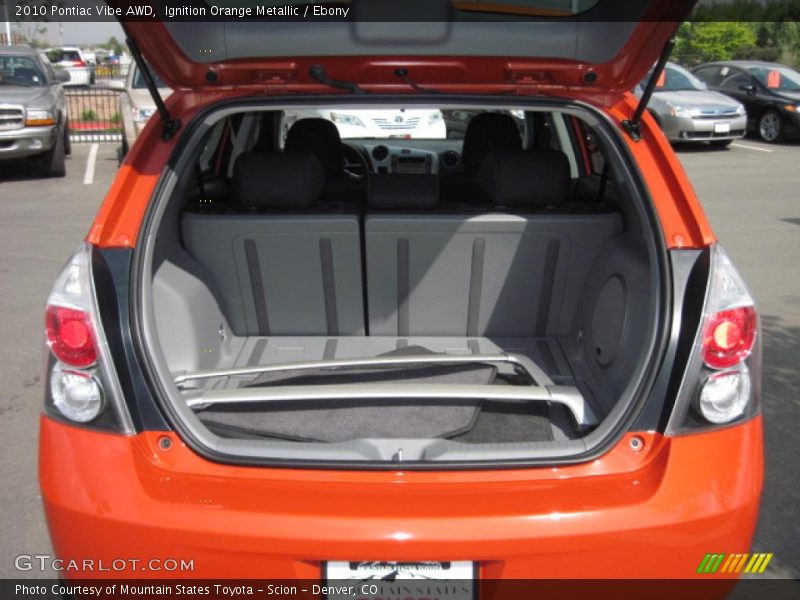 Ignition Orange Metallic / Ebony 2010 Pontiac Vibe AWD