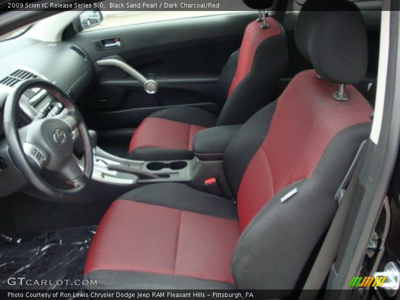 Black Sand Pearl / Dark Charcoal/Red 2009 Scion tC Release Series 5.0