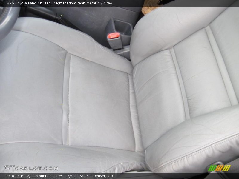 Nightshadow Pearl Metallic / Gray 1996 Toyota Land Cruiser