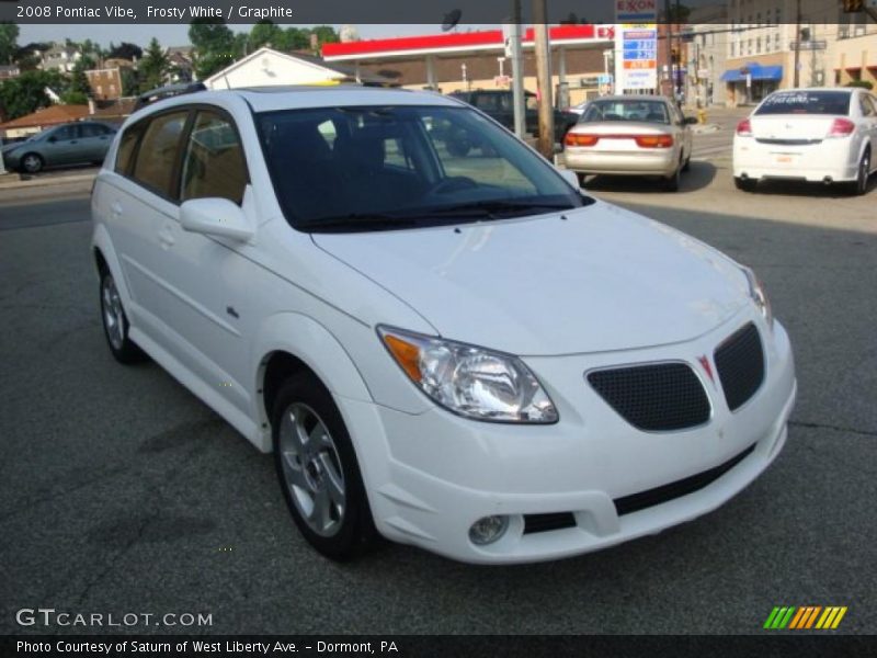 Frosty White / Graphite 2008 Pontiac Vibe