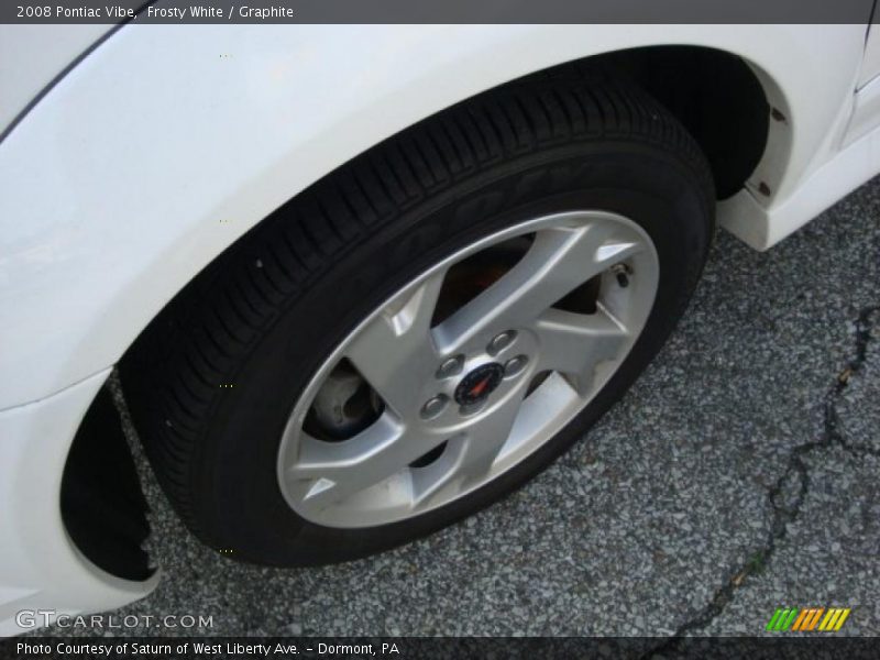 Frosty White / Graphite 2008 Pontiac Vibe
