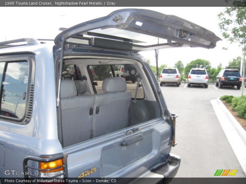 Nightshadow Pearl Metallic / Gray 1996 Toyota Land Cruiser