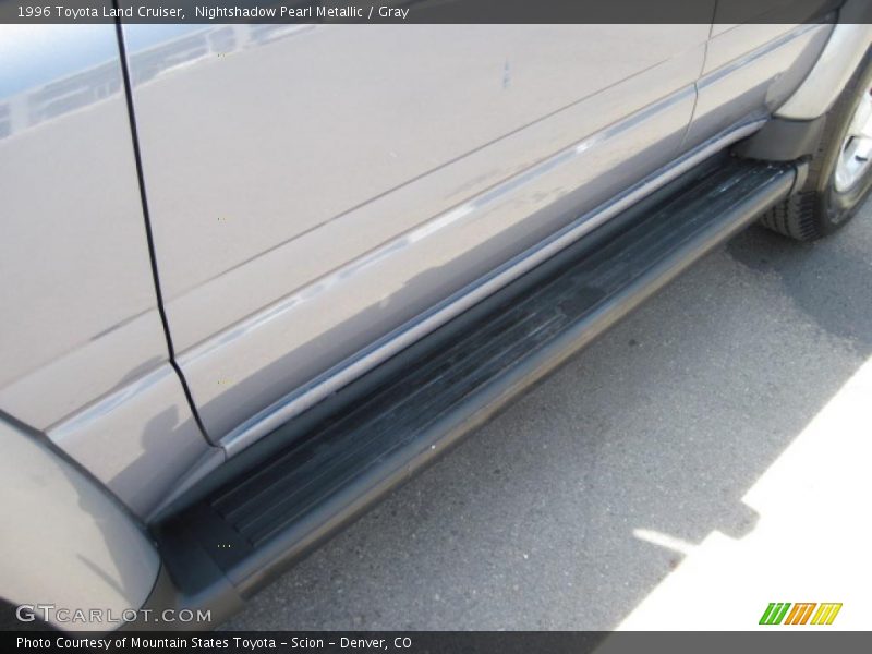 Nightshadow Pearl Metallic / Gray 1996 Toyota Land Cruiser
