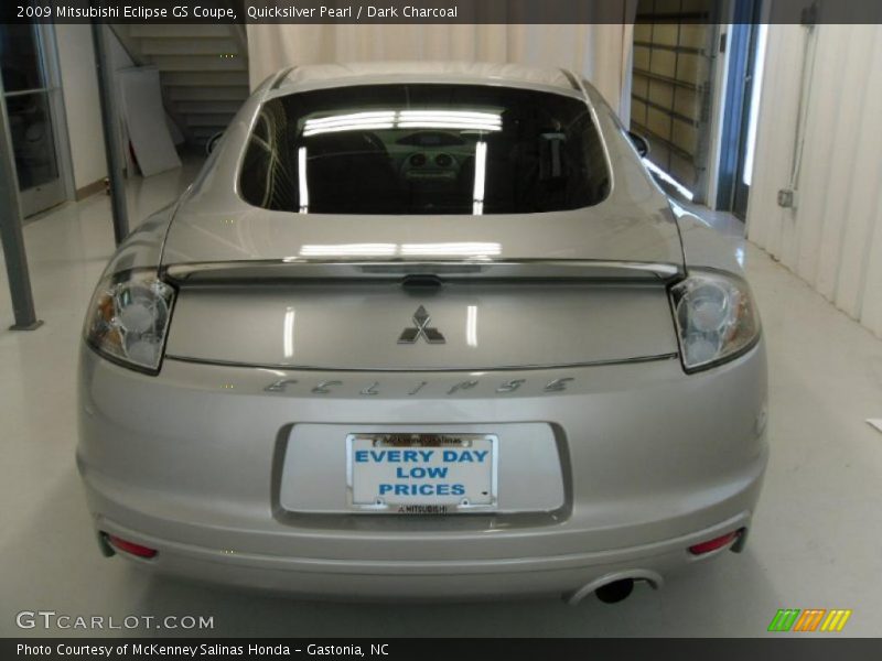 Quicksilver Pearl / Dark Charcoal 2009 Mitsubishi Eclipse GS Coupe