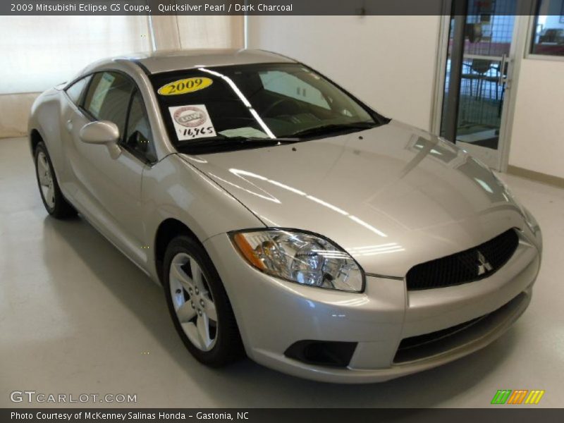 Quicksilver Pearl / Dark Charcoal 2009 Mitsubishi Eclipse GS Coupe