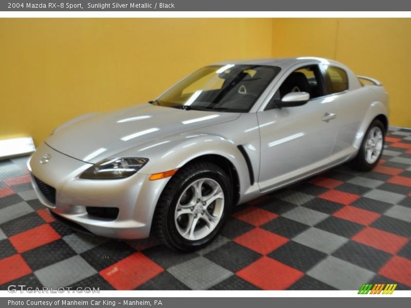 Sunlight Silver Metallic / Black 2004 Mazda RX-8 Sport