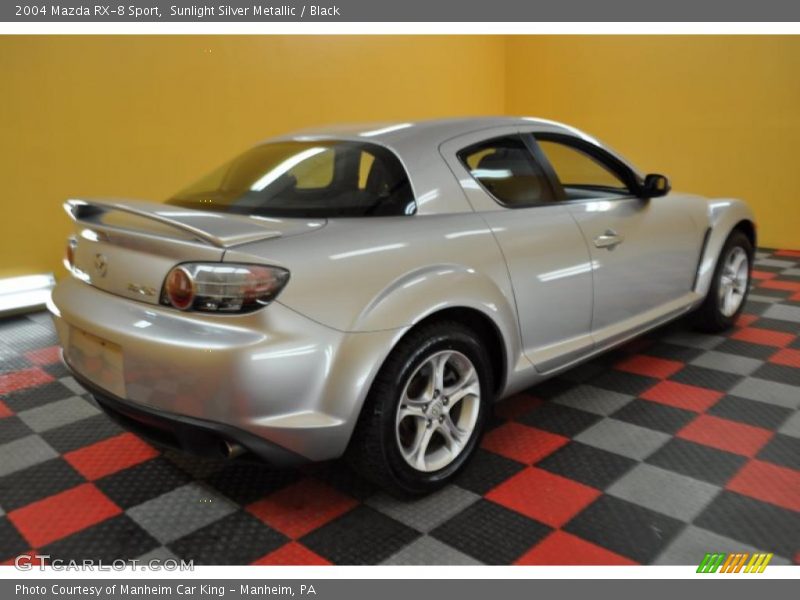 Sunlight Silver Metallic / Black 2004 Mazda RX-8 Sport
