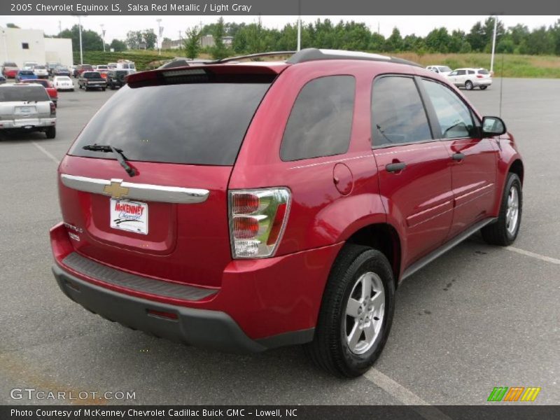 Salsa Red Metallic / Light Gray 2005 Chevrolet Equinox LS
