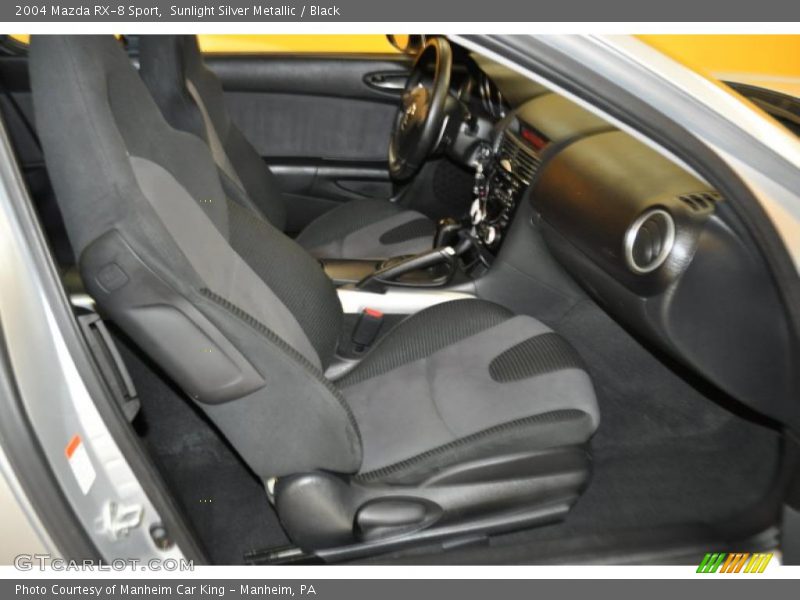 Sunlight Silver Metallic / Black 2004 Mazda RX-8 Sport
