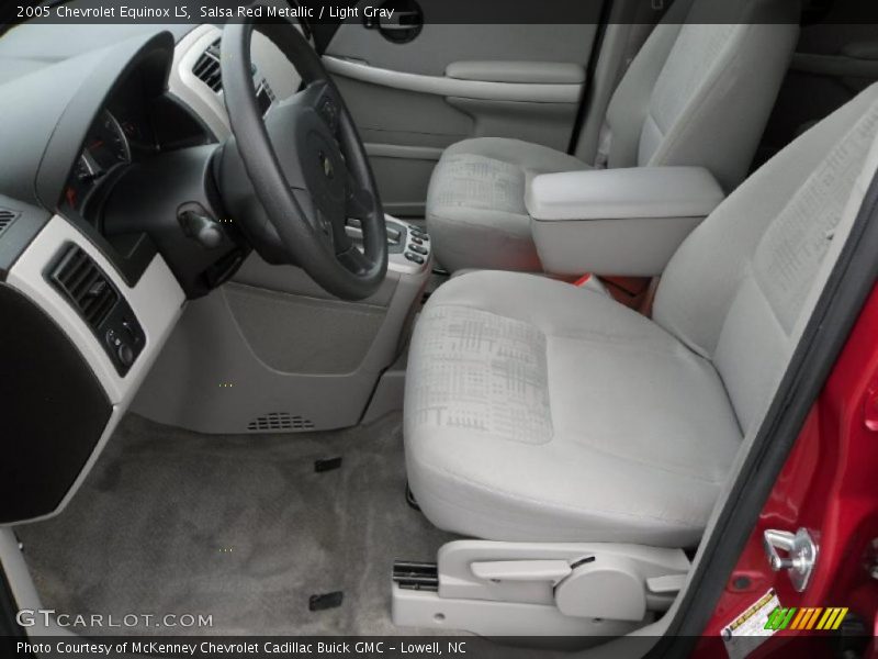 Salsa Red Metallic / Light Gray 2005 Chevrolet Equinox LS