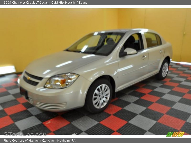 Gold Mist Metallic / Ebony 2009 Chevrolet Cobalt LT Sedan