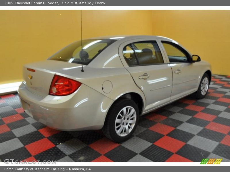 Gold Mist Metallic / Ebony 2009 Chevrolet Cobalt LT Sedan