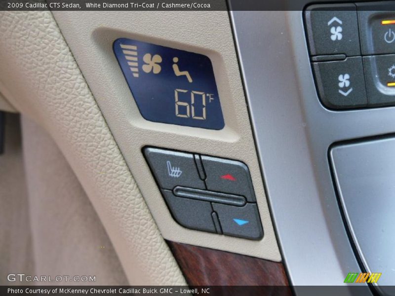 White Diamond Tri-Coat / Cashmere/Cocoa 2009 Cadillac CTS Sedan
