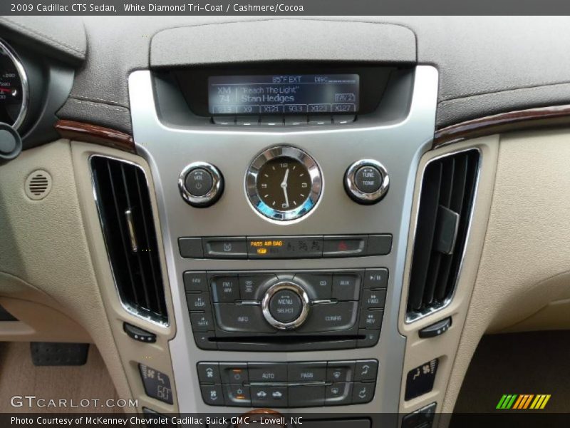 White Diamond Tri-Coat / Cashmere/Cocoa 2009 Cadillac CTS Sedan