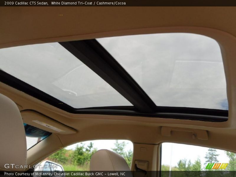 White Diamond Tri-Coat / Cashmere/Cocoa 2009 Cadillac CTS Sedan