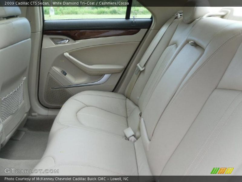 White Diamond Tri-Coat / Cashmere/Cocoa 2009 Cadillac CTS Sedan