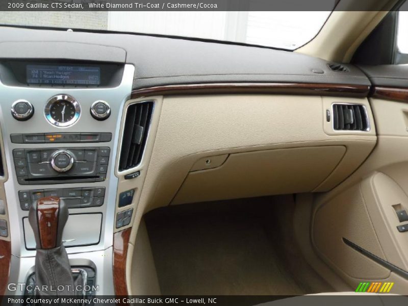 White Diamond Tri-Coat / Cashmere/Cocoa 2009 Cadillac CTS Sedan