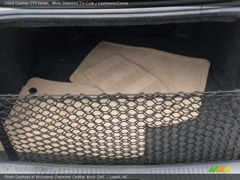 White Diamond Tri-Coat / Cashmere/Cocoa 2009 Cadillac CTS Sedan