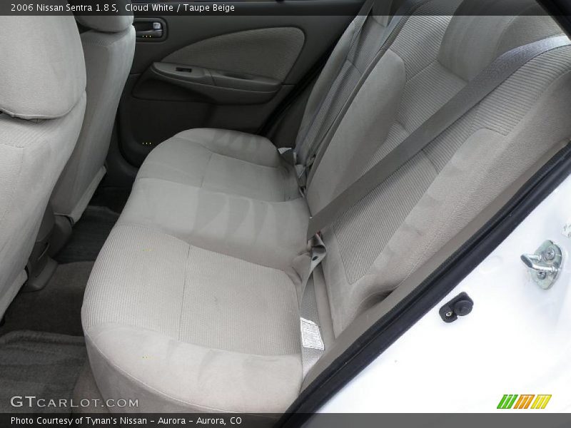 Cloud White / Taupe Beige 2006 Nissan Sentra 1.8 S