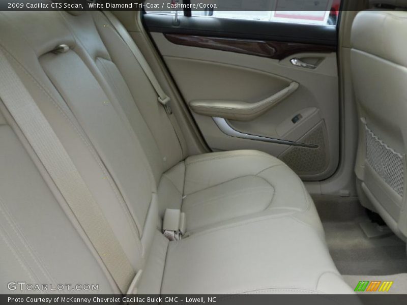 White Diamond Tri-Coat / Cashmere/Cocoa 2009 Cadillac CTS Sedan
