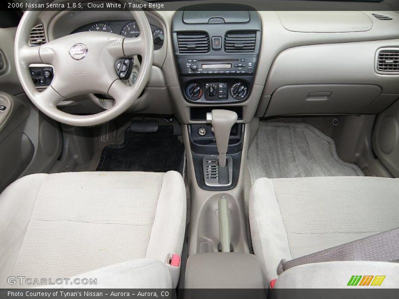 Cloud White / Taupe Beige 2006 Nissan Sentra 1.8 S