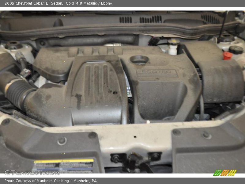 Gold Mist Metallic / Ebony 2009 Chevrolet Cobalt LT Sedan
