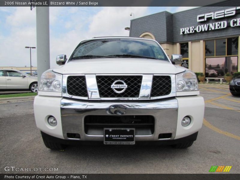 Blizzard White / Sand Beige 2006 Nissan Armada LE