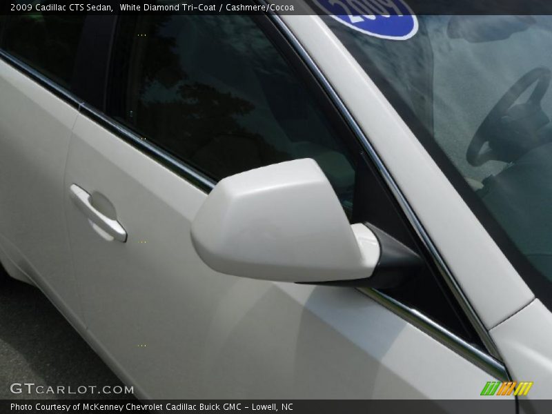 White Diamond Tri-Coat / Cashmere/Cocoa 2009 Cadillac CTS Sedan