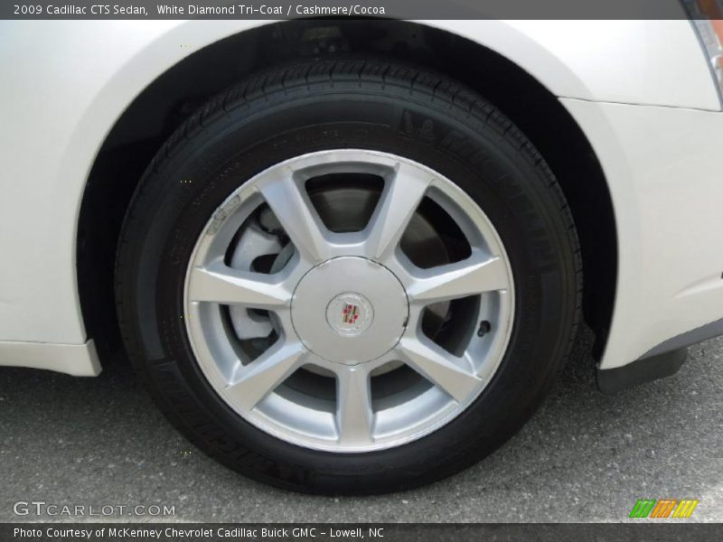 White Diamond Tri-Coat / Cashmere/Cocoa 2009 Cadillac CTS Sedan