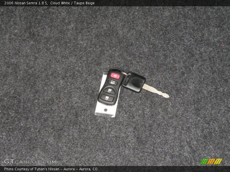 Cloud White / Taupe Beige 2006 Nissan Sentra 1.8 S