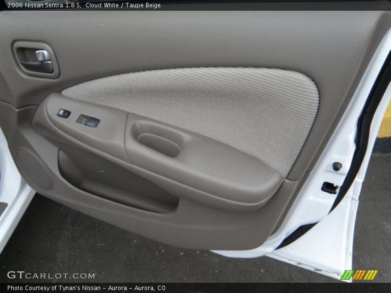 Cloud White / Taupe Beige 2006 Nissan Sentra 1.8 S