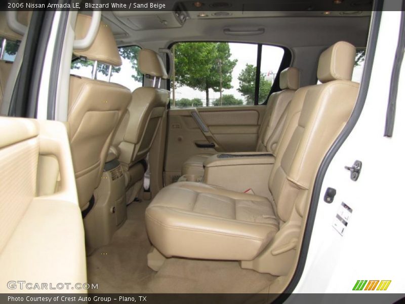 Blizzard White / Sand Beige 2006 Nissan Armada LE