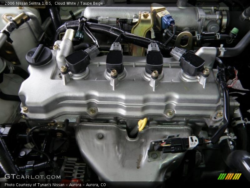Cloud White / Taupe Beige 2006 Nissan Sentra 1.8 S