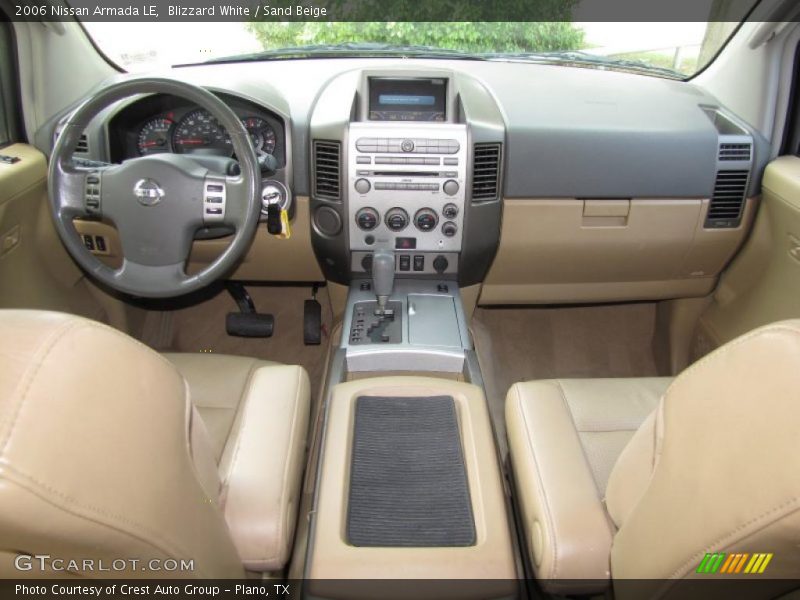 Blizzard White / Sand Beige 2006 Nissan Armada LE