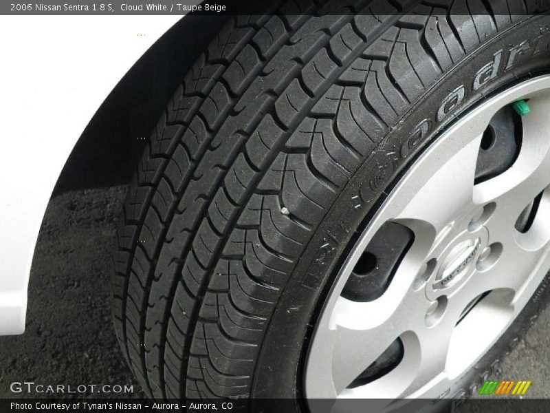 Cloud White / Taupe Beige 2006 Nissan Sentra 1.8 S