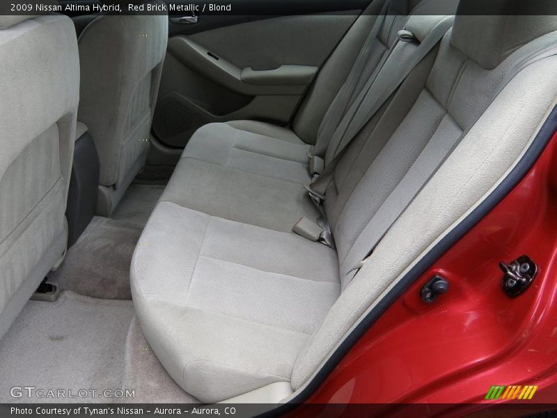 Red Brick Metallic / Blond 2009 Nissan Altima Hybrid