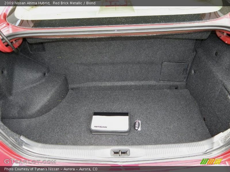 Red Brick Metallic / Blond 2009 Nissan Altima Hybrid