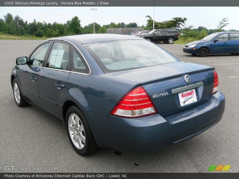 Norsea Blue Metallic / Shale 2005 Mercury Montego Luxury