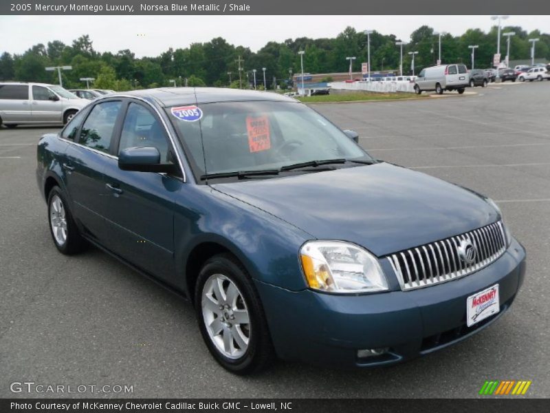 Norsea Blue Metallic / Shale 2005 Mercury Montego Luxury