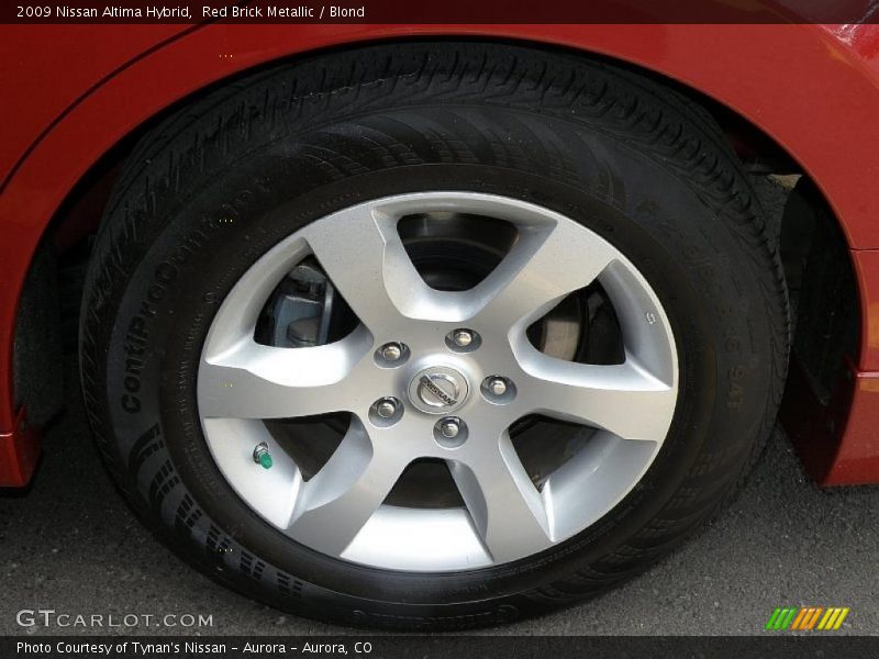 Red Brick Metallic / Blond 2009 Nissan Altima Hybrid