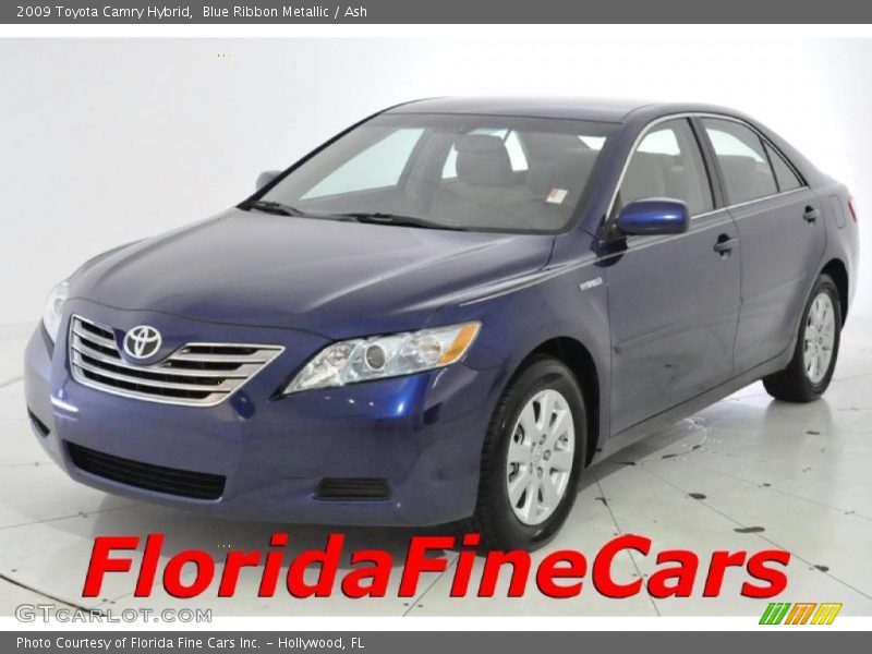 Blue Ribbon Metallic / Ash 2009 Toyota Camry Hybrid