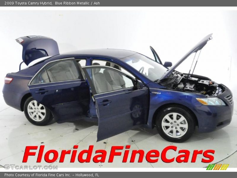 Blue Ribbon Metallic / Ash 2009 Toyota Camry Hybrid