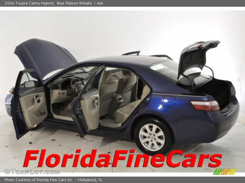 Blue Ribbon Metallic / Ash 2009 Toyota Camry Hybrid