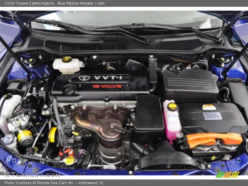 Blue Ribbon Metallic / Ash 2009 Toyota Camry Hybrid