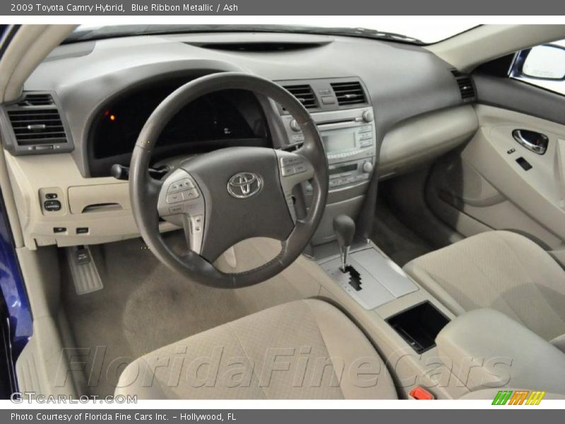 Blue Ribbon Metallic / Ash 2009 Toyota Camry Hybrid