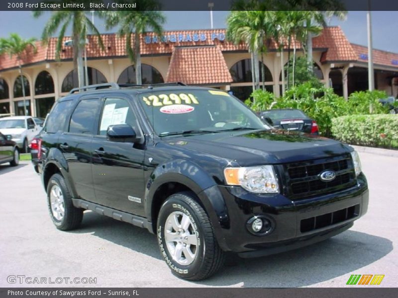 Black / Charcoal 2008 Ford Escape Limited