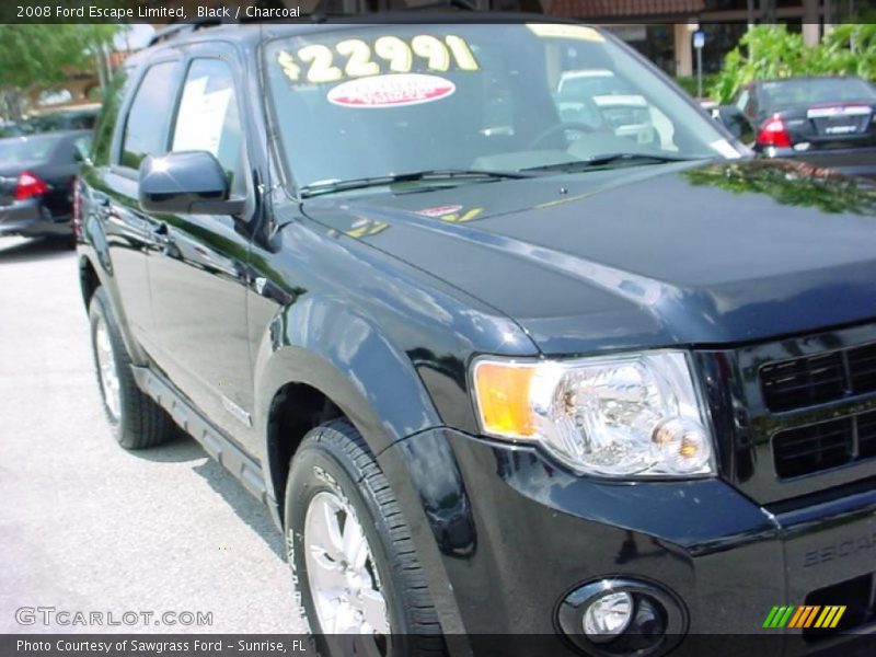 Black / Charcoal 2008 Ford Escape Limited